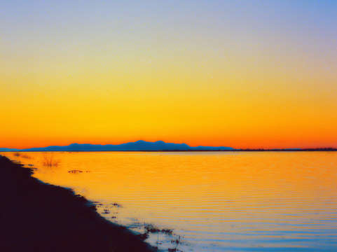 Great salt sunset