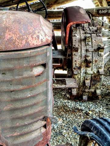 Old tractor