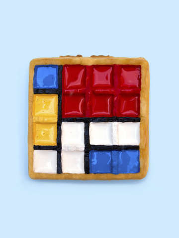 Mondrian waffle