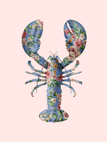 Floral lobster