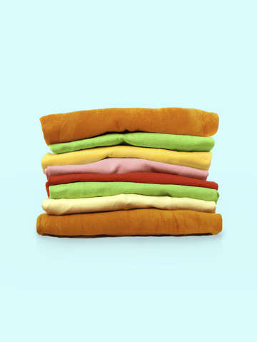Folding sandwich