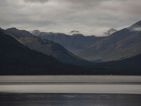 Mountainous seward alaska