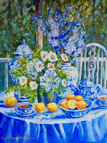 On the terrace