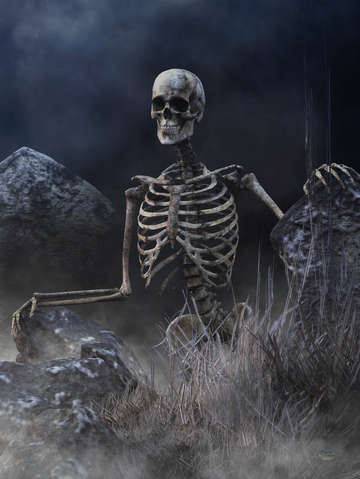 From beyond the grave