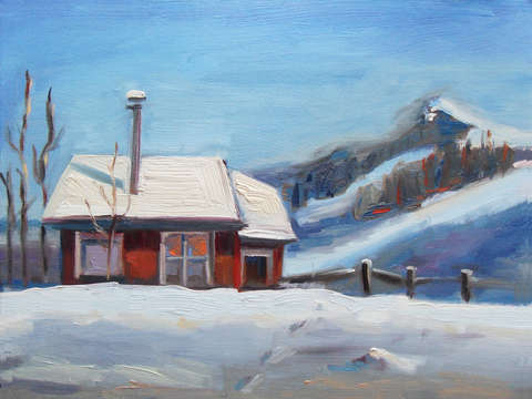 Winter cabin