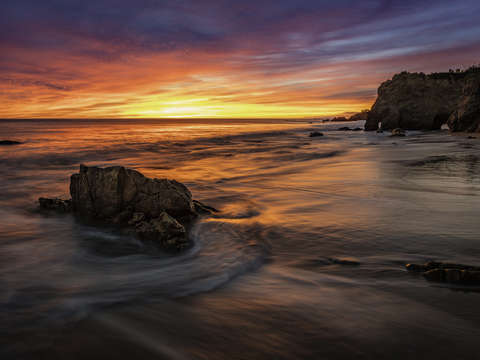 El matador beach twilight