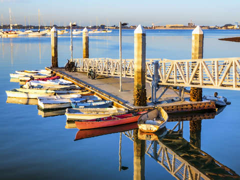 Dock in the harbor