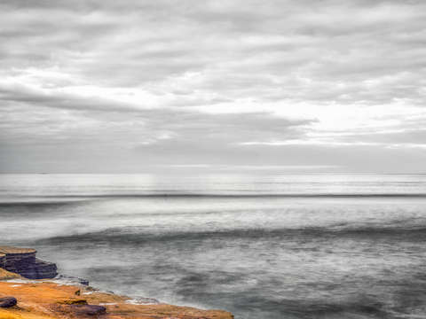 Color of the cliff