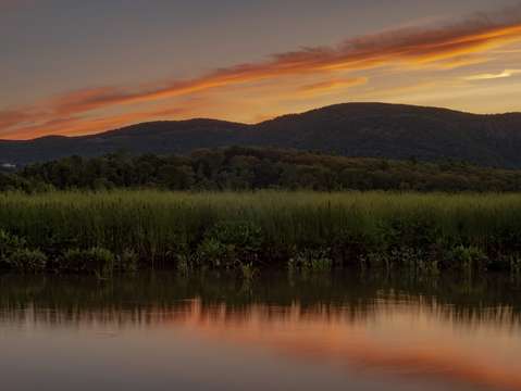 Sunset constitution marsh