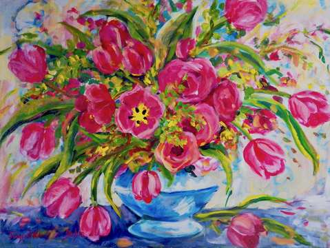 Red tulips 5