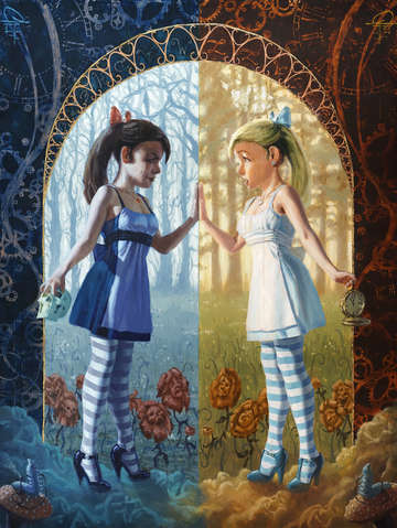 Alice in wonderland the reflection
