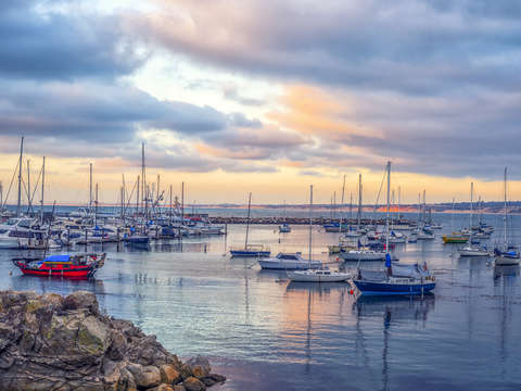 Monterey pastel sunset