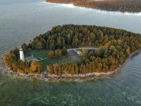 Cana island aerial