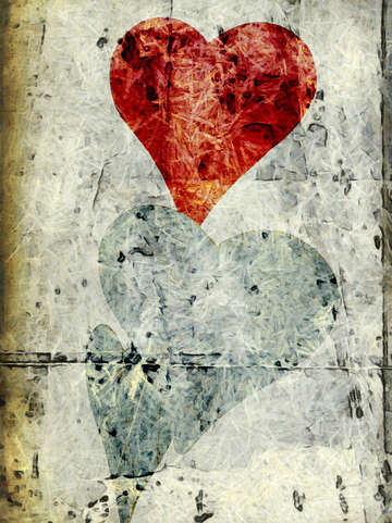 Hearts abstract 1