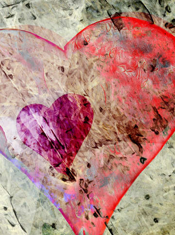 Hearts abstract 2