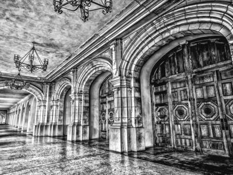Two doors down