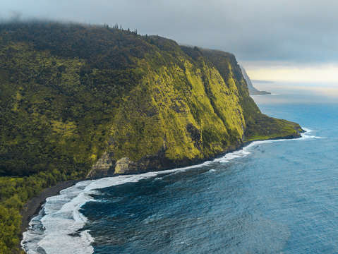 Beautiful landscape of waipio valley