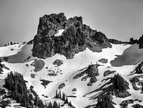 Mount rainier closeup