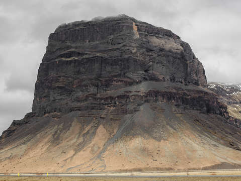 Rock by the road