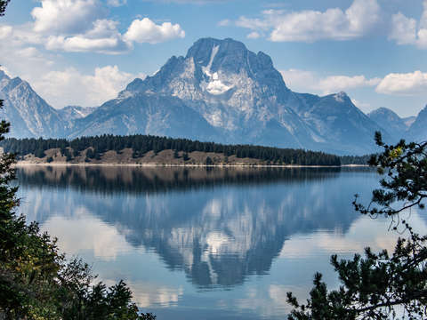 Mount moran the grand tetons