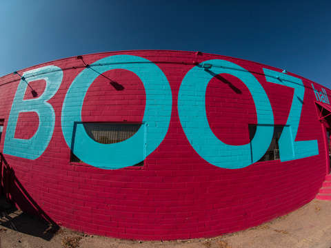 Booz hall wall
