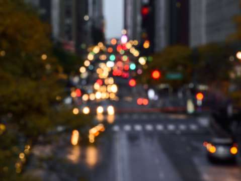 City lights series rush hour