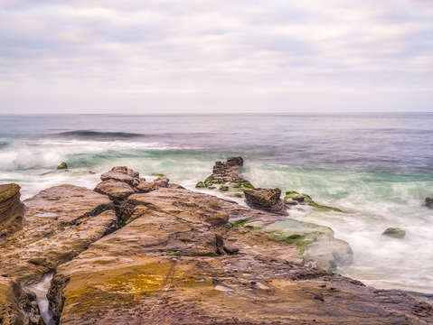 La jolla coast colors
