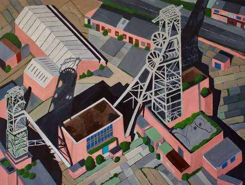 Coal mine tower