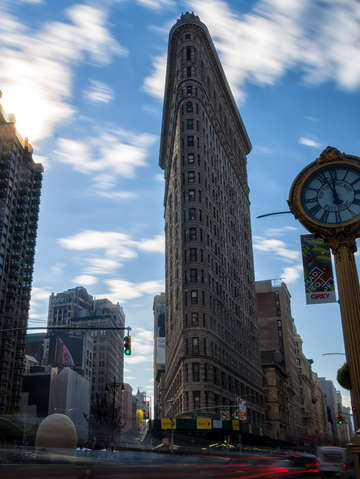 Flatiron building in new york