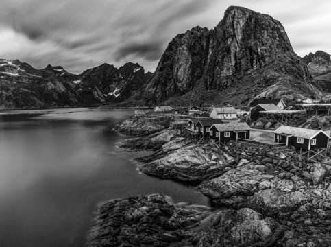 Fishermens cabins in lofoten