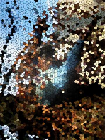 Abstracted superman