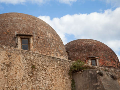Crete domed roof
