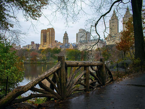 A ramble view of central park west