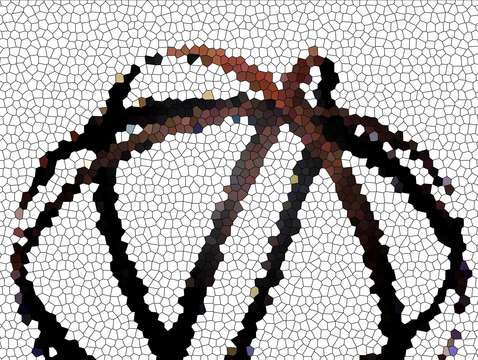 Abstracted curved bands