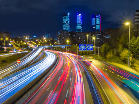 View of madrid skyline