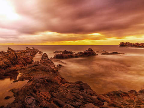 Sunset in lanzarote