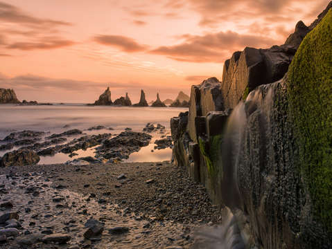 Sunrise in gueirua beach