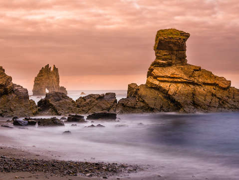 Sunset from portizuelo beach