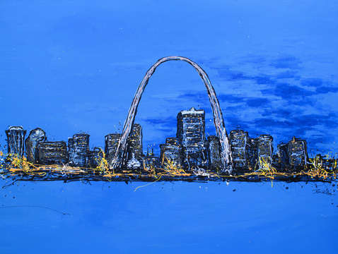 St louis at night