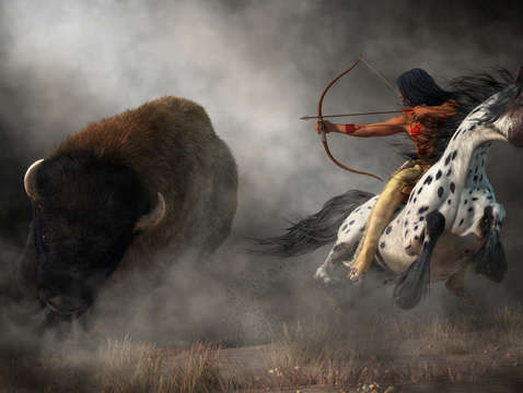 Buffalo hunt