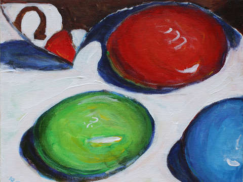 Red, Green, Blue(M&Ms)