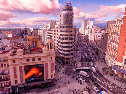 Madrid aerial