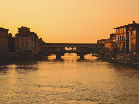 Sunset from florence