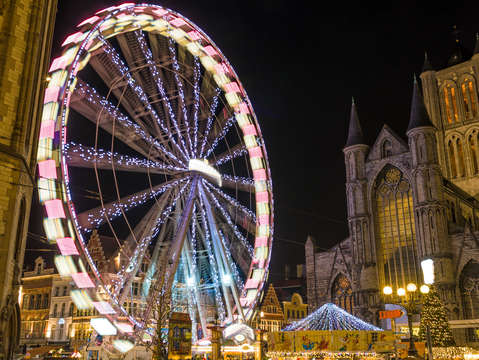 Ferris wheel in ghent