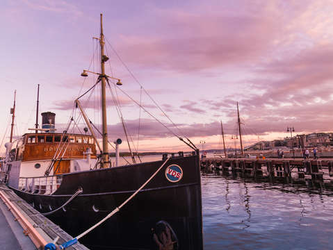 Sunset from oslo