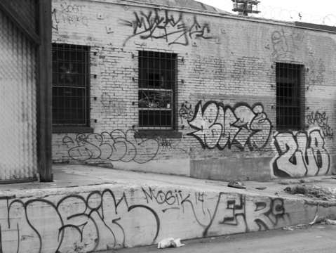 Graffiti building