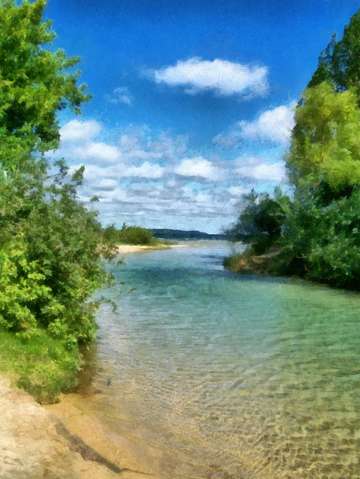 Elk river elk rapids michigan