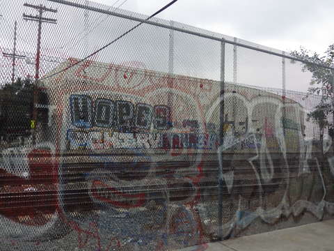 Graffiti fence