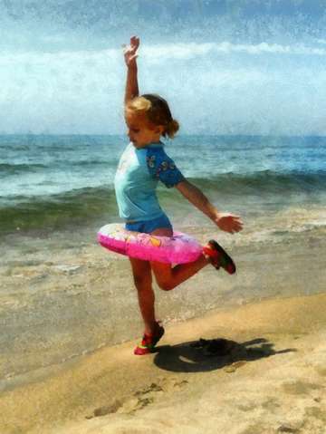 Summertime girl