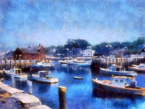 Rockport maine harbor